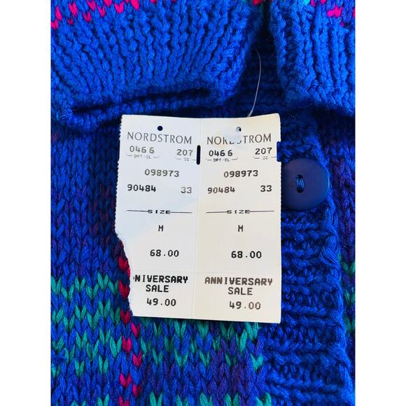 Vintage Unicorn!  New w/Tag & Vintage Preview Plaid Cardigan - Women's Size‎ M - Picture 6 of 11